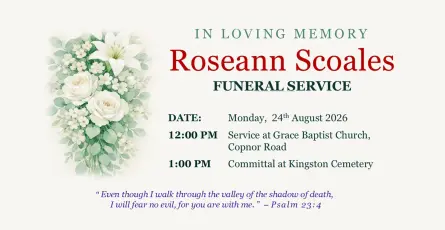Funeral Service - Roseann Scoales